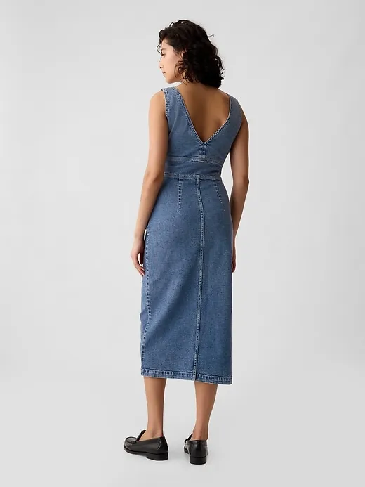 Denim Midi Dress sold by GAP product image thumbnail 2