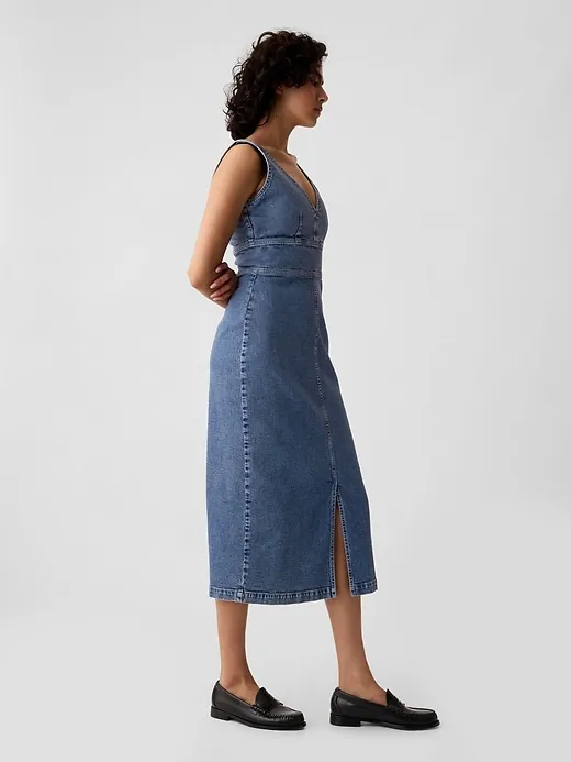 Denim Midi Dress sold by GAP product image thumbnail 3