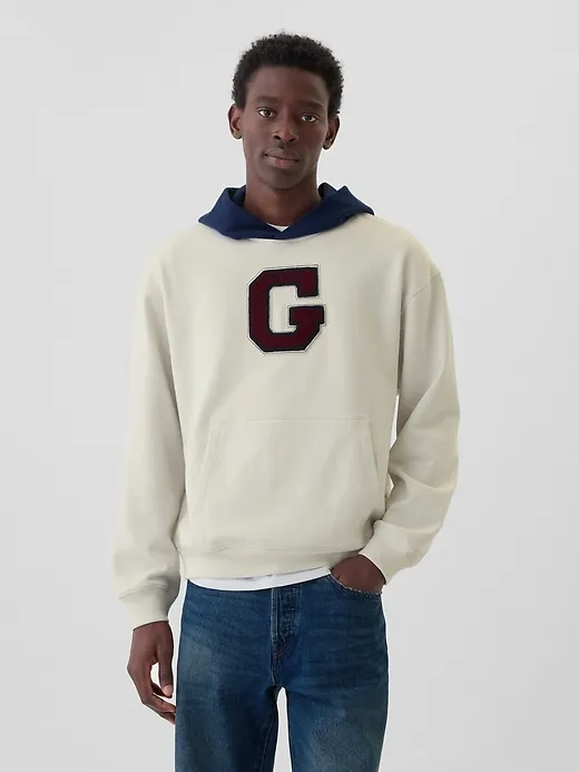 Colorblock Varsity Logo Hoodie sold by GAP