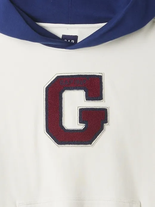Colorblock Varsity Logo Hoodie sold by GAP product image thumbnail 4