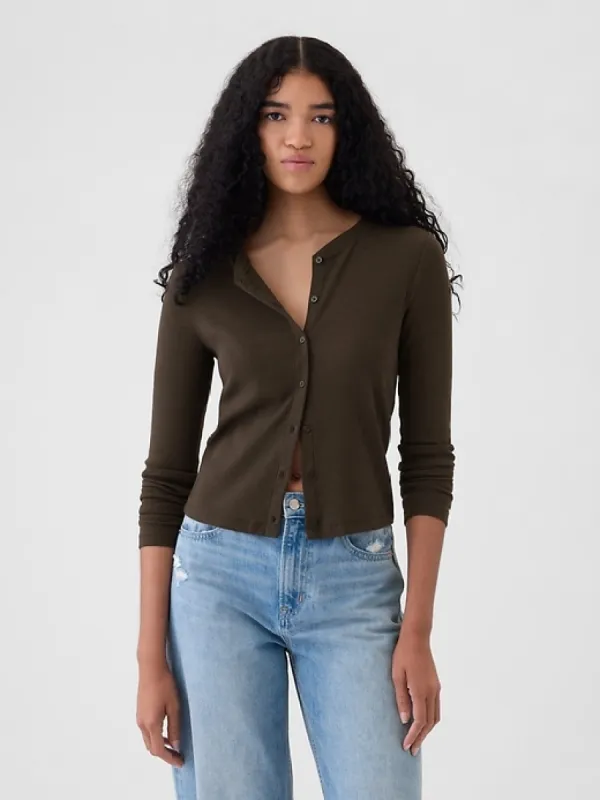 Modern Rib Cardigan sold by GAP