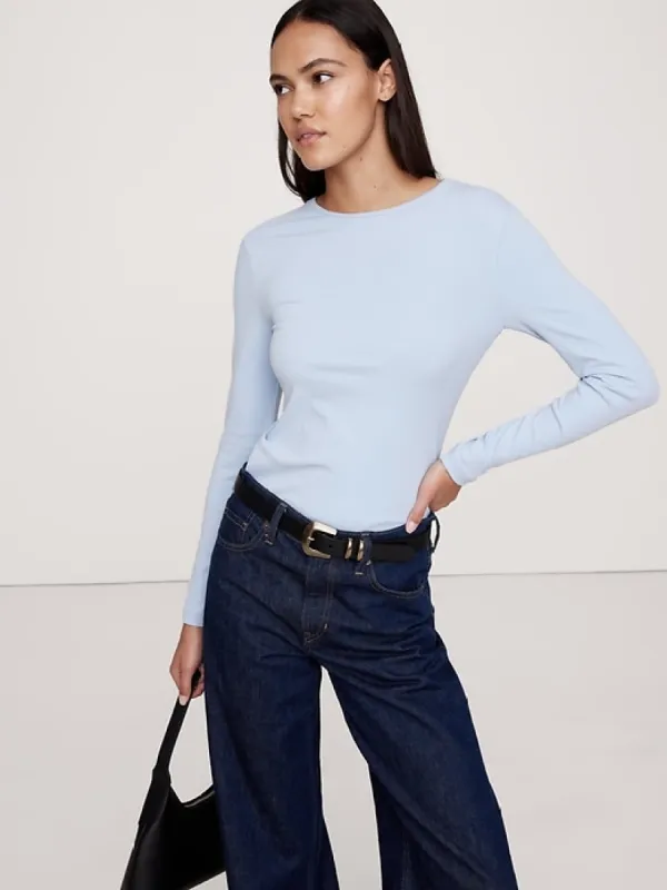 Refined Crew-Neck T-Shirt made by Banana Republic