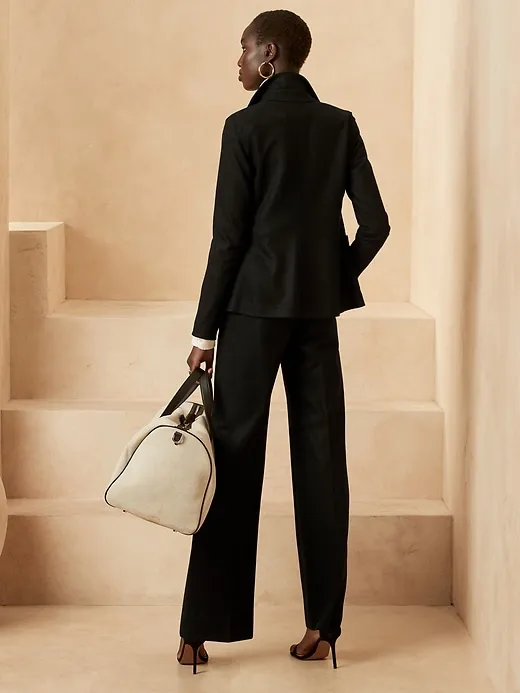 Wide-Leg Wool-Blend Pant sold by Banana Republic product image thumbnail 2