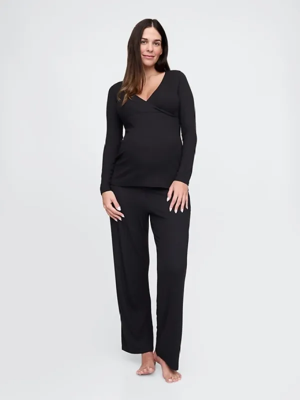 Maternity Rib PJ Set sold by GAP