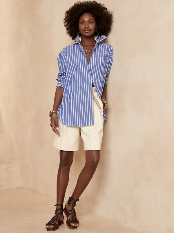 The Petite Oversized Shirt sold by Banana Republic