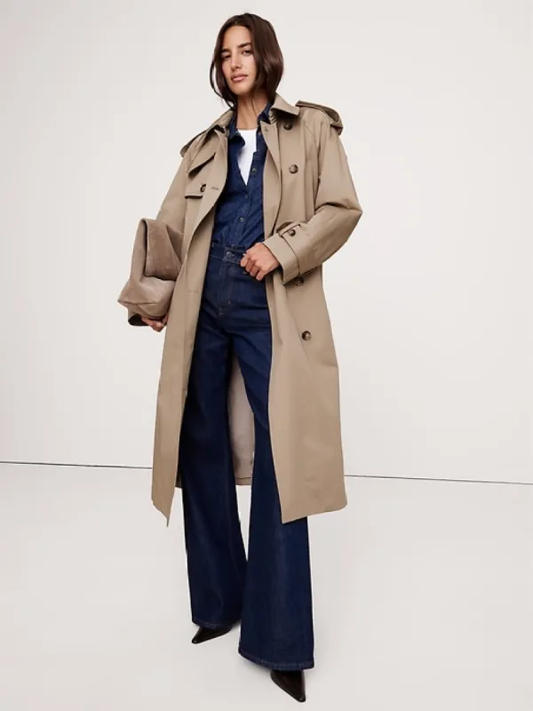 Classic Cotton Trench Coat sold by Banana Republic