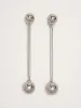 Large Barbell Drop Earrings sold by Banana Republic