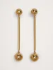 Large Barbell Drop Earrings sold by Banana Republic