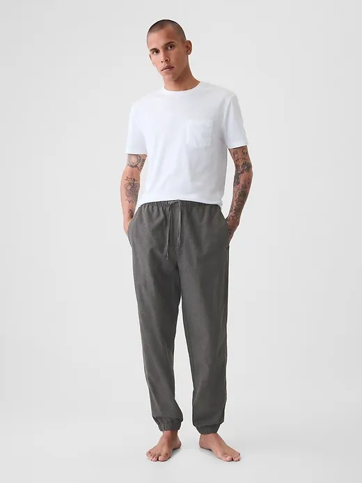 Flannel PJ Joggers sold by GAP
