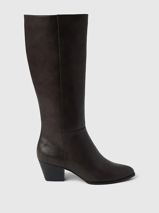 Vegan Leather Tall Heeled Boots sold by GAP
