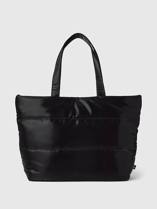 Metallic Puffer Tote Bag sold by GAP