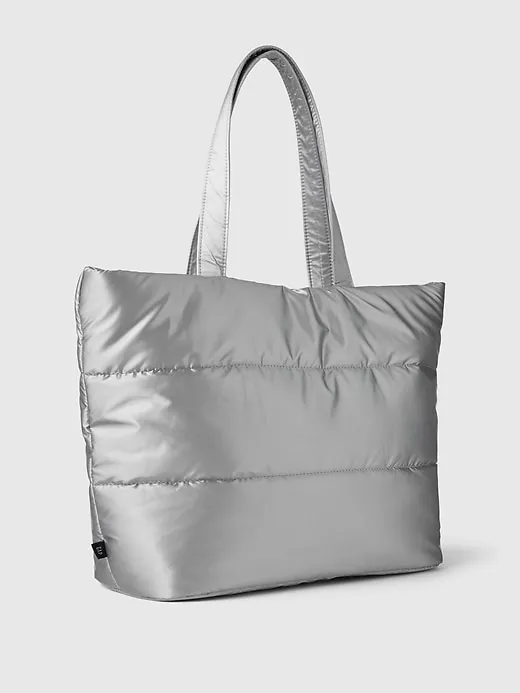 Metallic Puffer Tote Bag sold by GAP product image thumbnail 2
