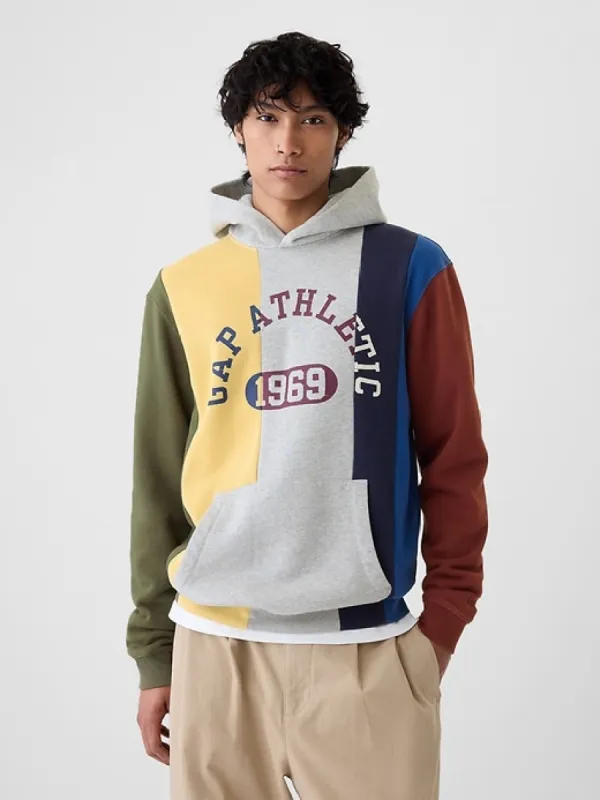 Colorblock Athletic Logo Hoodie sold by GAP