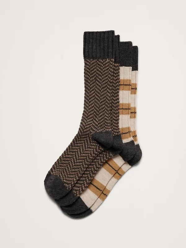 Breathe Merino Sock 2-Pack sold by Banana Republic