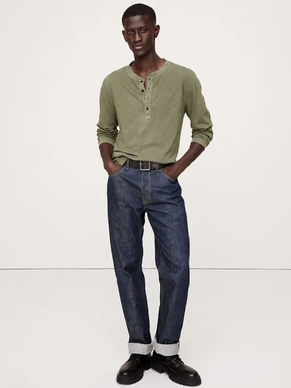 Soft Wash Henley T-Shirt sold by Banana Republic