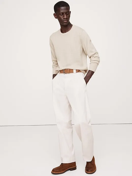 Italian Merino Crew-Neck Sweater sold by Banana Republic