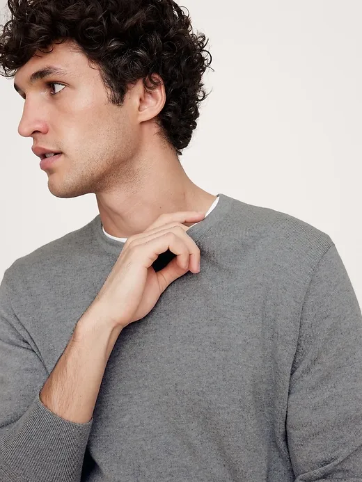 Italian Merino Crew-Neck Sweater sold by Banana Republic product image thumbnail 3