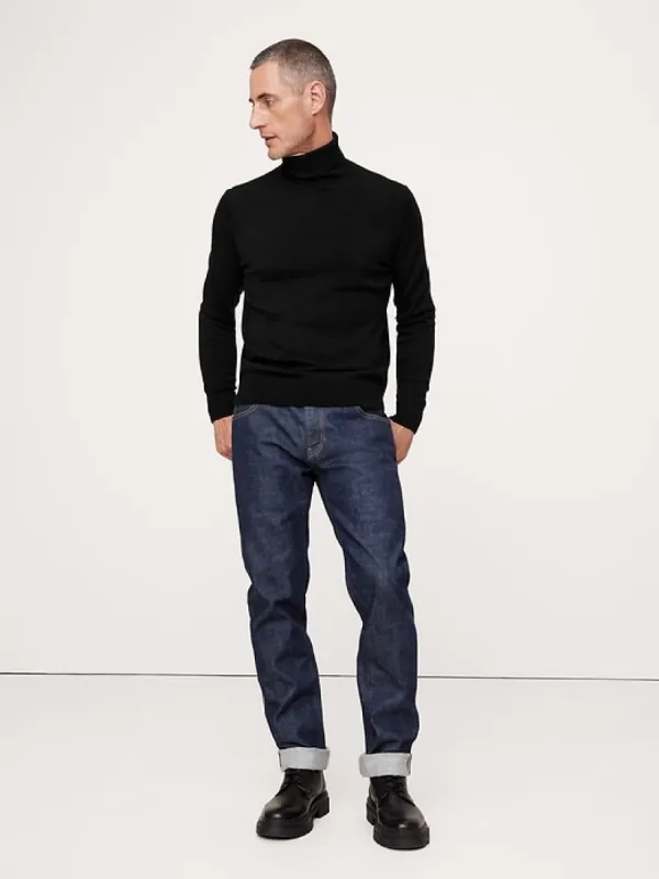 Italian Merino Turtleneck Sweater sold by Banana Republic
