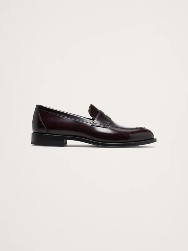 Leather Dress Penny Loafer made by Banana Republic