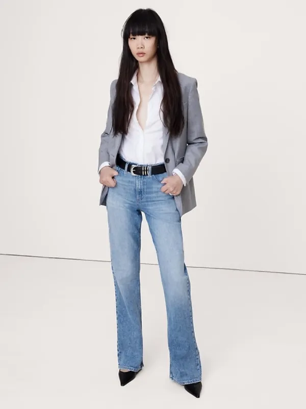 The Relaxed Flare Jean sold by Banana Republic