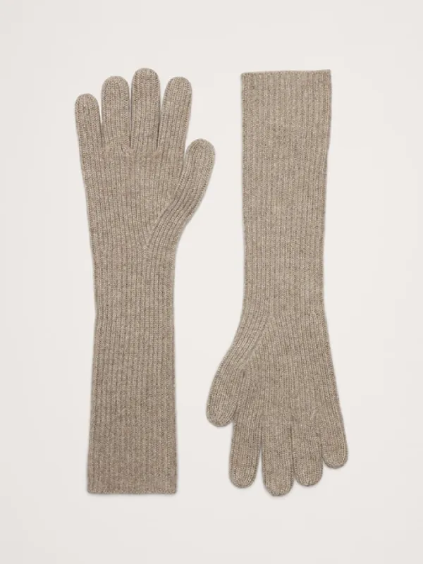 Signature Cashmere Long Gloves sold by Banana Republic