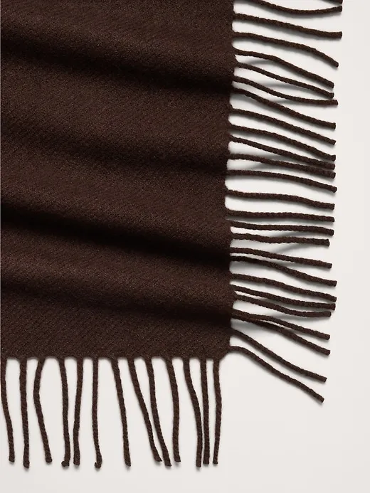 Fringed Wool Scarf sold by Banana Republic product image thumbnail 3