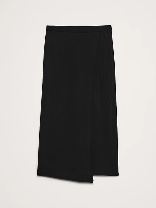 Merino Wrap Midi Skirt sold by Banana Republic product image thumbnail 4
