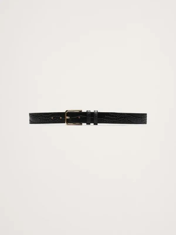 NWT‎ BANANA REPUBLIC ANGOLO LEATHER BELT Angolo Leather Belt | Parallel main image 4