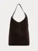 Slouchy Vida Suede Bag sold by Banana Republic