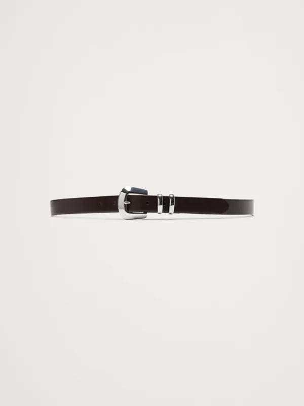 Angolo Leather Belt made by Banana Republic