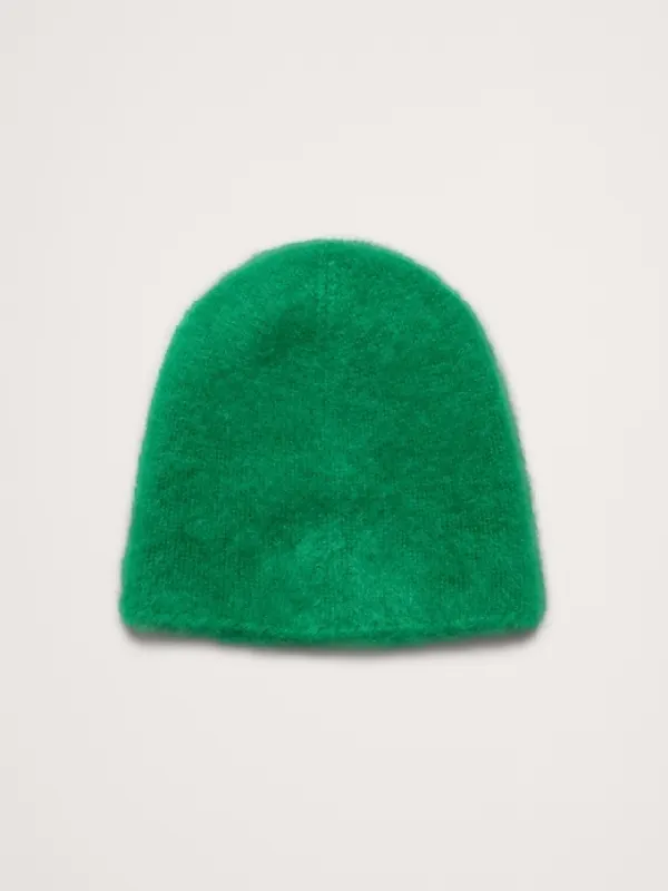 Brushed Wool-Cashmere Beanie sold by Banana Republic