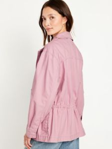 Cinched-Waist Utility Jacket for Women sold by GAP