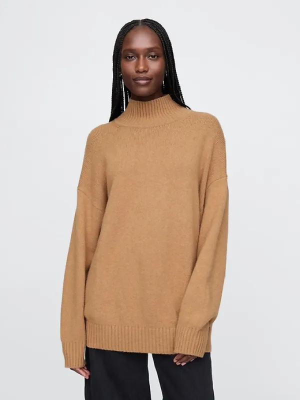 CashSoft Mockneck Sweater sold by GAP