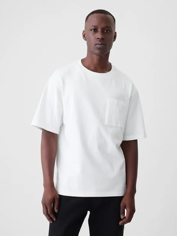 Heavyweight Relaxed Fit Pocket T-Shirt sold by GAP