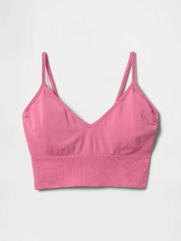 Seamless Plunge Bralette sold by GAP