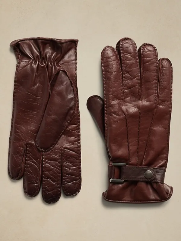 Glauco Buckle Leather Glove | Gianni sold by Banana Republic