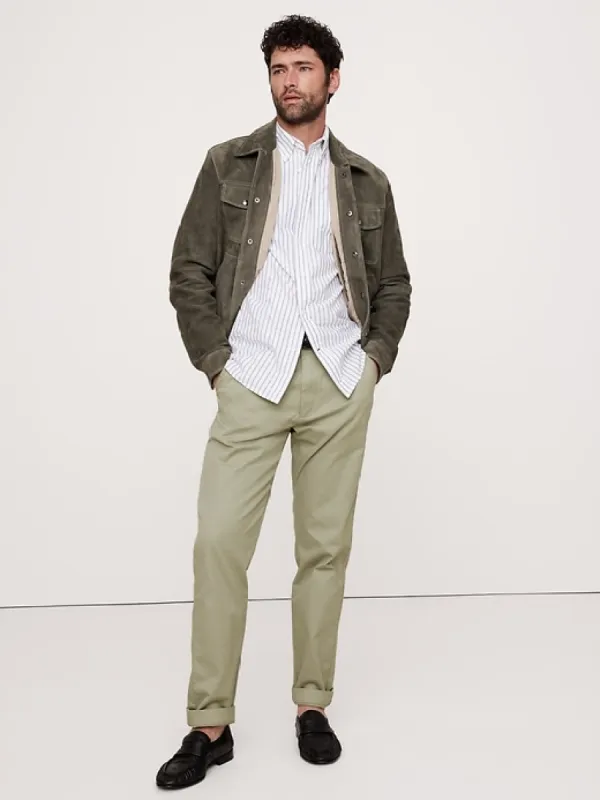 Athletic Slim Stretch Chino made by Banana Republic
