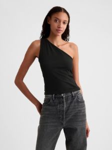 Modern One-Shoulder Cropped Tank Top sold by GAP
