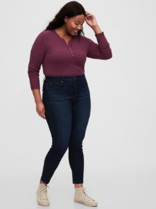 High Rise Skinny Jeans with Washwell sold by GAP