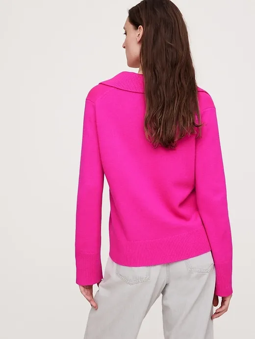 Cashmere Rugby Sweater Polo sold by Banana Republic product image thumbnail 5