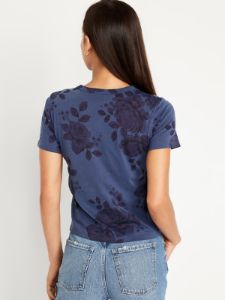 EveryWear Crew-Neck Printed T-Shirt for Women sold by GAP