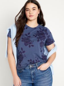 EveryWear Crew-Neck Printed T-Shirt for Women sold by GAP