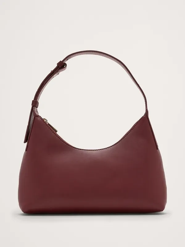 Leather Crescent Shoulder Bag sold by Banana Republic