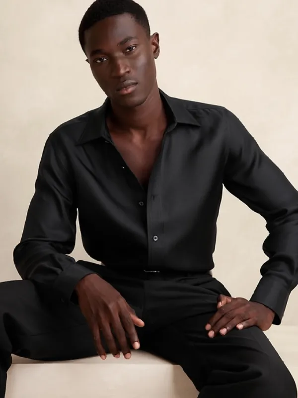 True Slim Silk Dress Shirt sold by Banana Republic