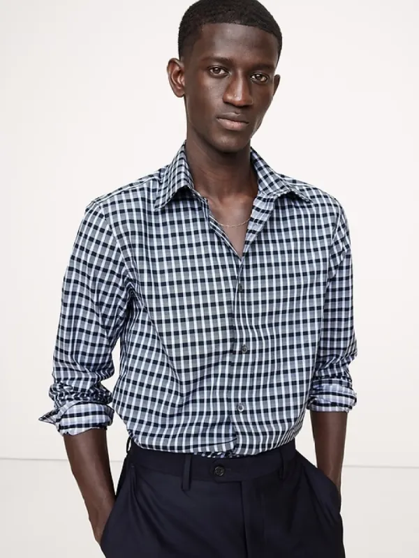 Slim Wrinkle-Resistant Dress Shirt sold by Banana Republic