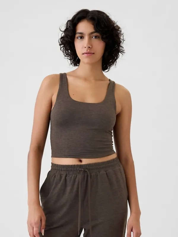 GapFit Lightweight Brushed Jersey Brami sold by GAP