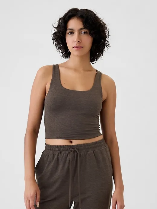 GapFit Lightweight Brushed Jersey Brami sold by GAP