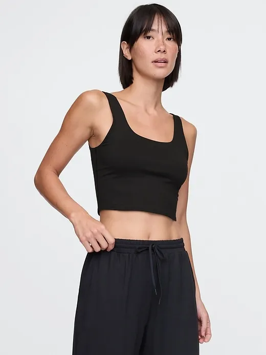 GapFit Lightweight Brushed Jersey Brami sold by GAP