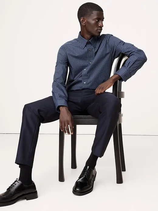 Slim Wrinkle-Resistant Dress Shirt sold by Banana Republic