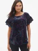 Maternity Velvet Ruffle Sleeve Top sold by GAP